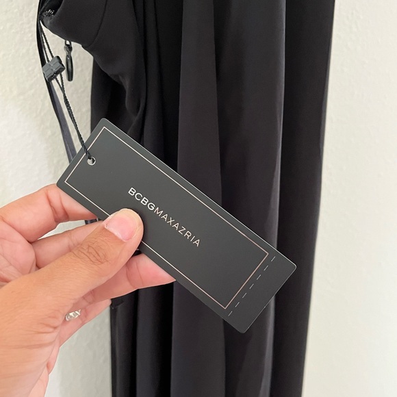 New with tags BCBG deep v neck gown. High slit, built in panty. Never been worn - Picture 6 of 6